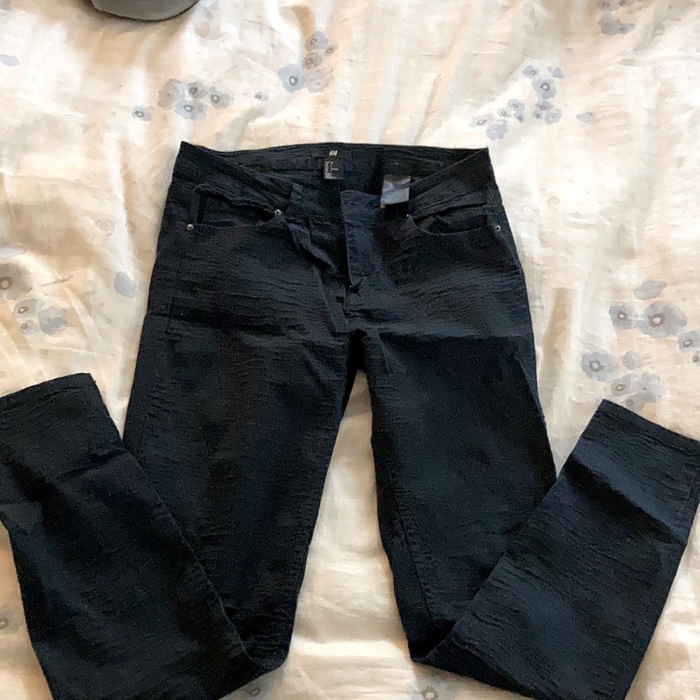 H&M skinny black pants